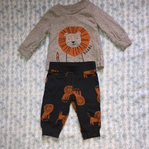 COPY - Just one you by Carter’s Lion set for baby boys (3months)